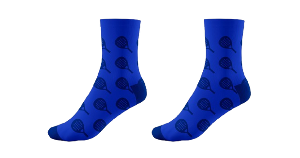 The Padelist Racket Print Socks – Size 40-45