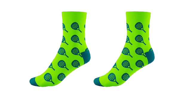 The Padelist Racket Print Socks – Size 40-45