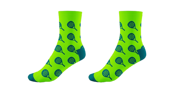The Padelist Racket Print Socks – Size 40-45