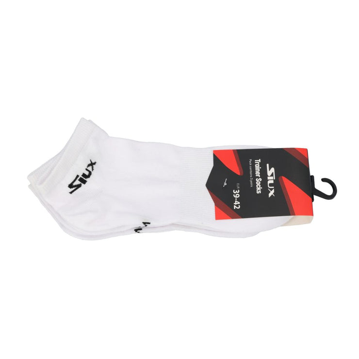 SIUX PACK OF 3 ANKLE LENGTH WHITE SOCKS