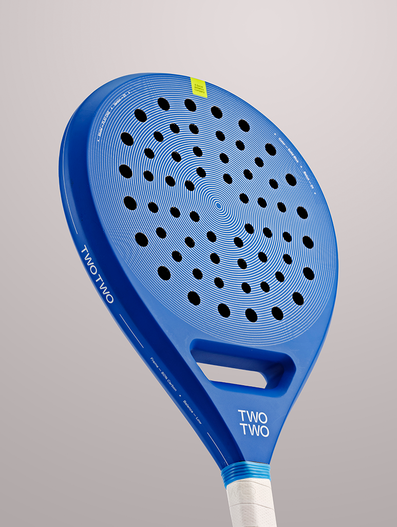 Round Racket - PLAY ONE - Solid Blue – The Padelist