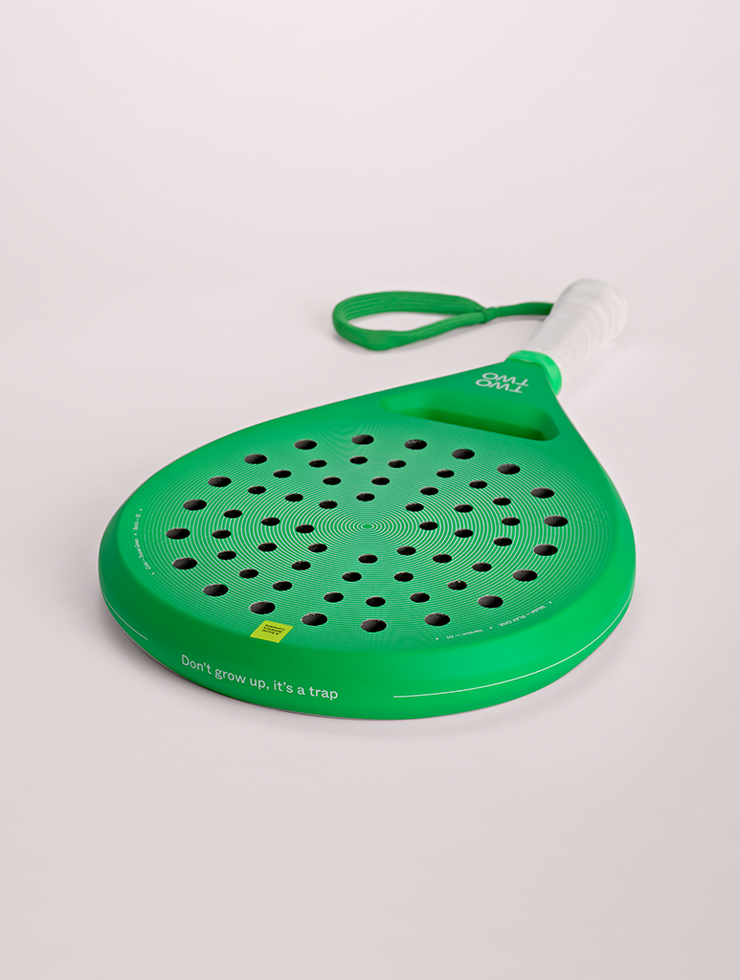Vs. Green Racket Round Racket - PLAY ONE - Toucan Green – The Padelist