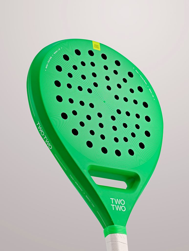 Green Color Racket Round Racket - PLAY ONE - Toucan Green – The Padelist